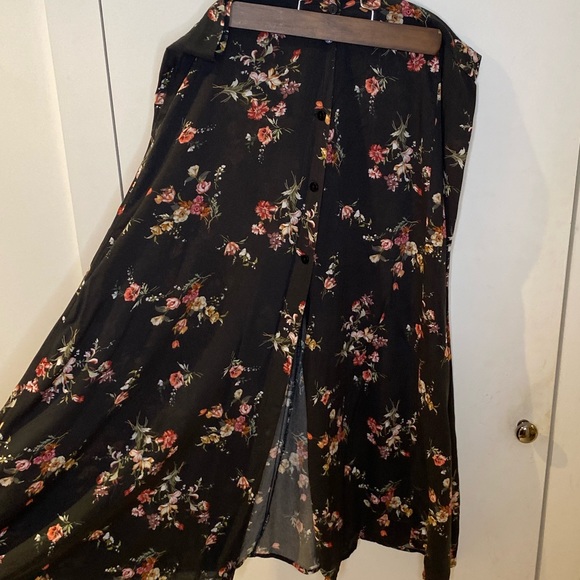 ZARA Floral Midi Skirt - Picture 7 of 10